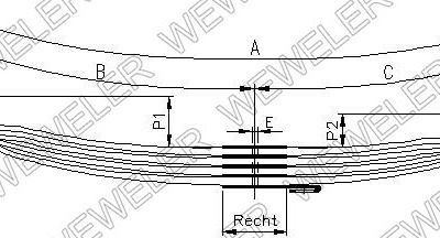 RESSORT PARABOLIQUE 9.5T